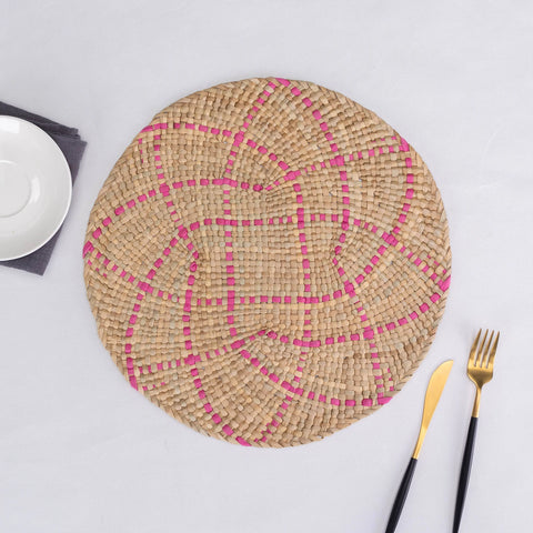 Karaca Home Wilton Pink Set of 2 Placemats  