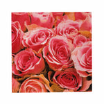 Karaca Home Pink Rose Paper Napkins Set of 20 33x33 cm