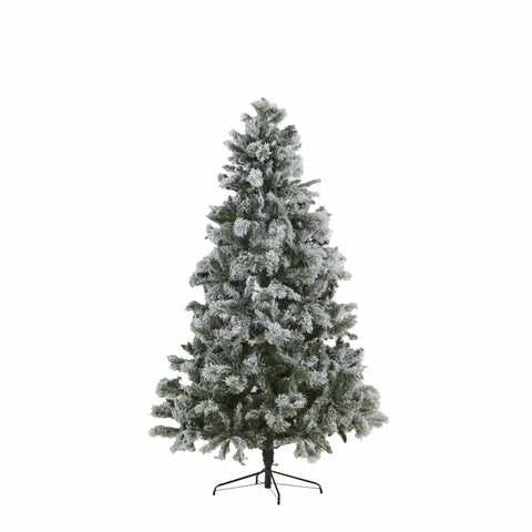 Karaca Home Neujahrsbaum 24 Lichter Schneebedeckter Weihnachtsbaum 210 cm