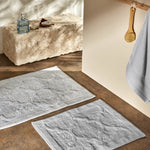 Karaca Home Katy 2-Piece Bath Mat Set Gray
 