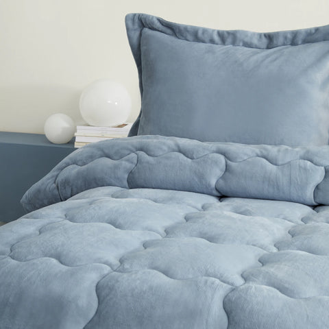 Karaca Home Doppelbett Viny Soft Dream Comfort Set Indigo