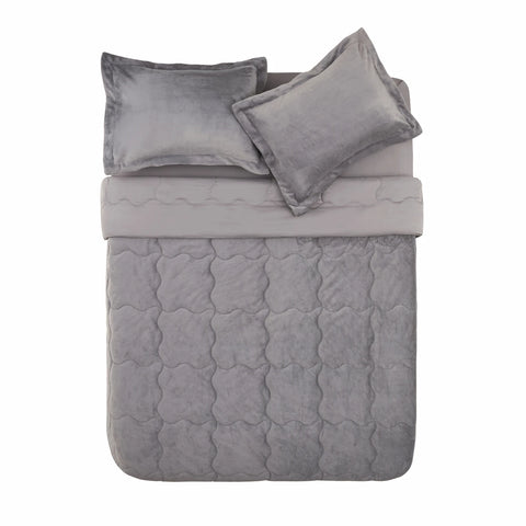 Karaca Home Doppelbett Viny Soft Dream Comfort Set Anthrazit