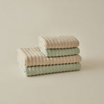 Karaca Home Cod 4 Stück Badeset Mint-Beige