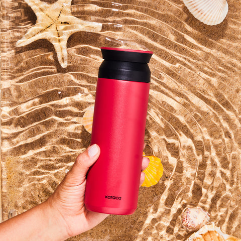 Karaca Rainbow Stainless Steel Leak-Proof Thermos 500 ml Red






