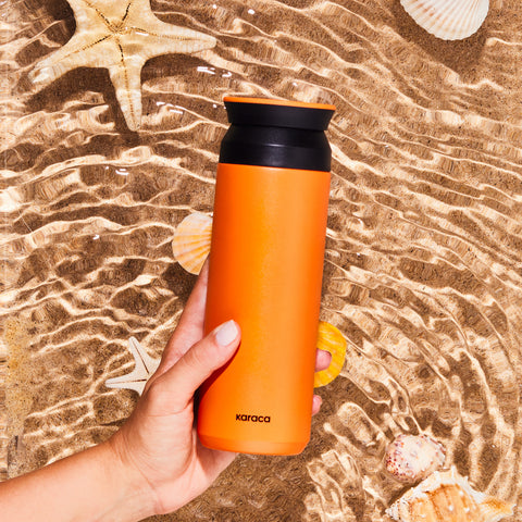 Karaca Rainbow Stainless Steel Leak-Proof Thermos 500 ml Orange






