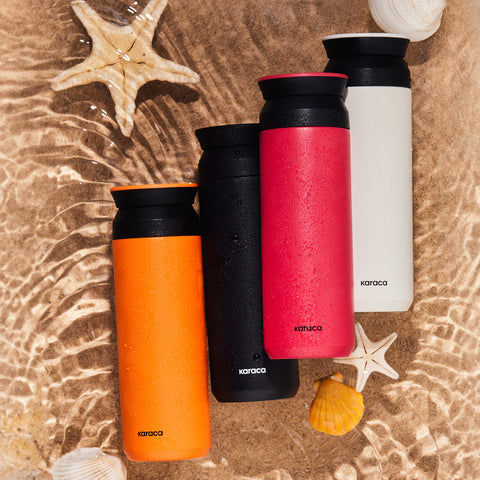 Karaca Rainbow Stainless Steel Leak-Proof Thermos 500 ml Orange






