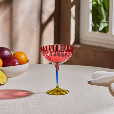 Karaca Dolce Martini and Ice Cream Glass 210 ml Red