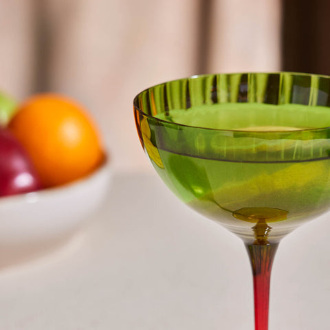 Karaca Bettle Martini Green Ice Cream Glass