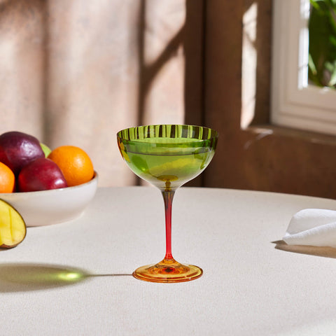 Karaca Bettle Martini Green Ice Cream Glass