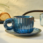 Karaca Arthur Navy Tea Cup for 2 People, 260 ml