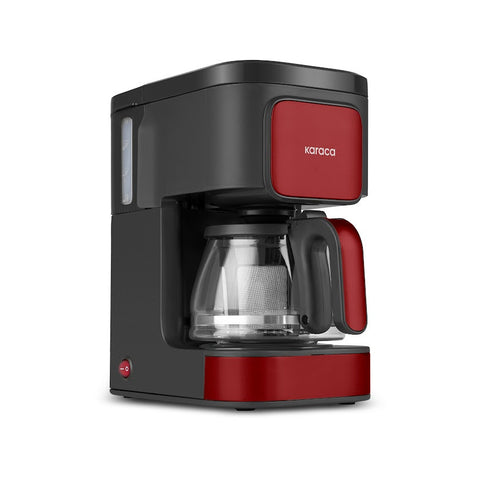 Karaca Just Coffee Aroma 2 in 1 Filterkaffee- und Teebrühmaschine Rudolph Red