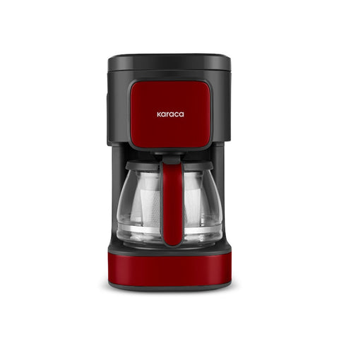 Karaca Just Coffee Aroma 2 in 1 Filterkaffee- und Teebrühmaschine Rudolph Red