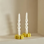 Karaca Home Spiral candle white 2 pieces 0