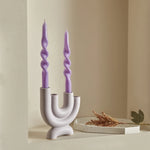 Karaca Home Spiral candle 2 pieces