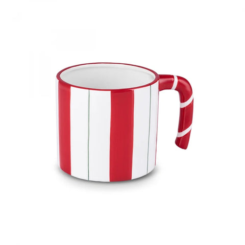 Karaca New Year Candy Stripe Becher