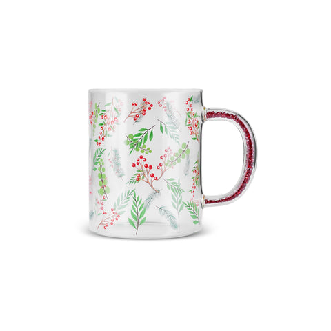 Karaca New Year 25-Stone Mug with Handle, 400 ml