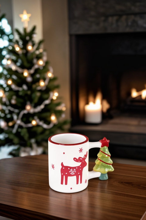 Karaca New Year 25 Reindeer Mug