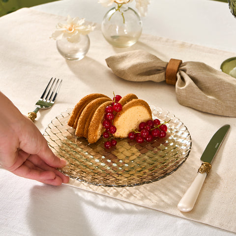 Karaca Braid Dessert Plate, 21 cm