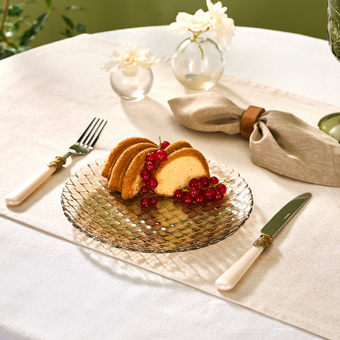 Karaca Braid Dessert Plate, 21 cm