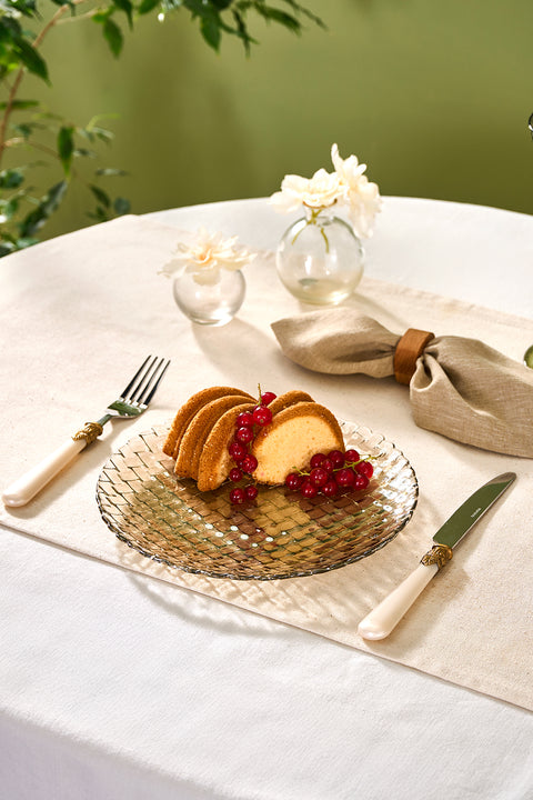 Karaca Braid Dessert Plate, 21 cm