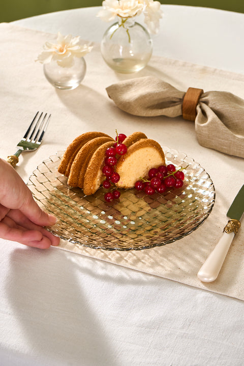 Karaca Braid Dessert Plate, 21 cm