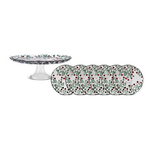 Karaca Berry 7-Piece Dessert Set