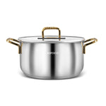 Karaca Maçka Induction Base Steel Pot 20 cm Gold  