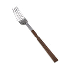 Karaca Salzburg Dessert fork with wooden-look handle