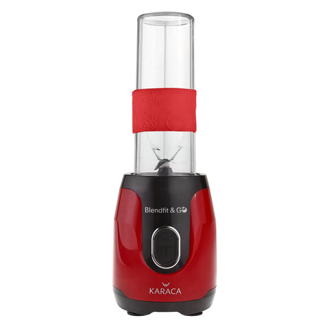 Karaca Blendfit Go Personal Smoothie-Mixer Rot, 600ml, 550 W