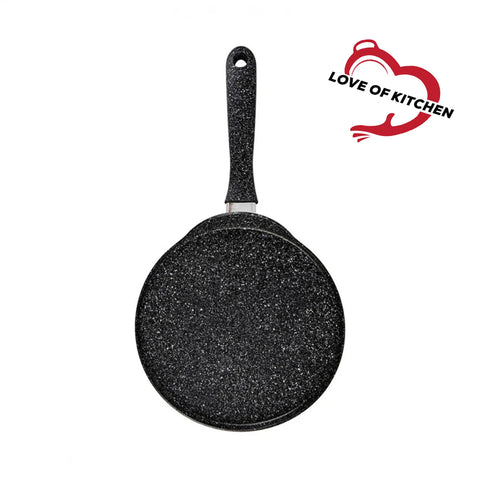 Karaca Love of Kitchen Induktionsbasierte Biogranit-Pfannkuchen- und Crpe-Pfanne 26 cm