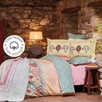 Sarah Anderson Akadia 100% Cotton Double Duvet Cover Set