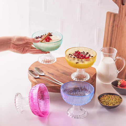 Karaca Rainbow 4-teiliges Dessert Set