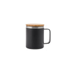 Karaca Wooden Cap Travel Matte Black Mug