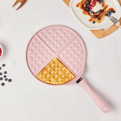 Karaca Love of Kitchen Waffle Pfanne Pink 26 cm