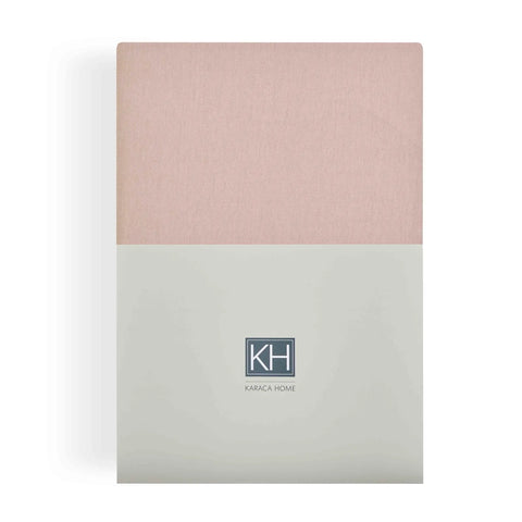 Karaca Home Jersey Fitted Bettlaken Lachs Rosa (140x200 cm) Öko-Tex Zertifiziert