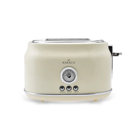 Karaca Retro Cremefarbenes Toaster