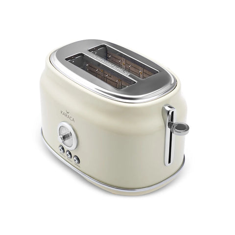 Karaca Retro Cremefarbenes Toaster