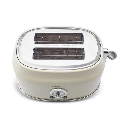 Karaca Retro Cremefarbenes Toaster