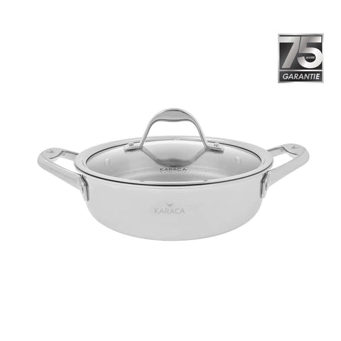 Karaca Power Steel 3Ply 24 Cm Low Pot 2,9 Lt