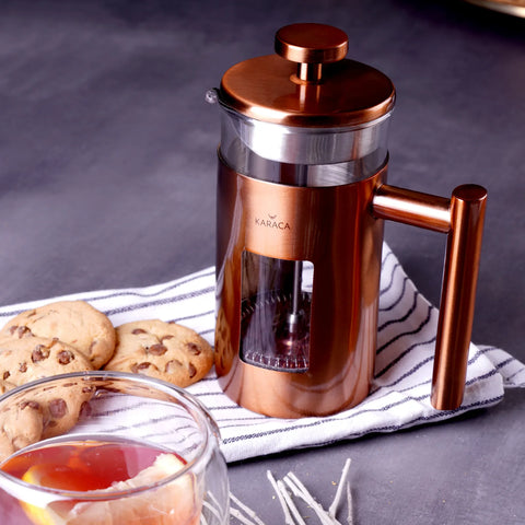 Karaca Borosilikat Glas Kupfer French Press 350 ml