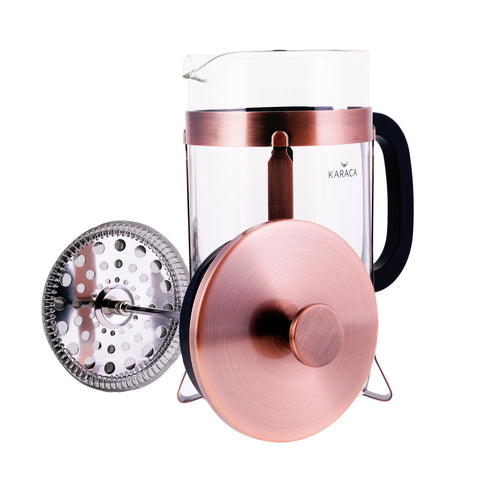 Karaca Borosilikat Glas Kupfer French Press 1000 ml