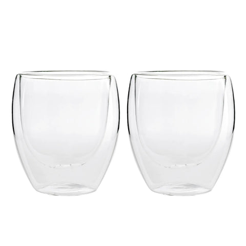 Karaca Doppelwand Borosilikat Glas Latte Cup Set für 2 Personen 350 ml