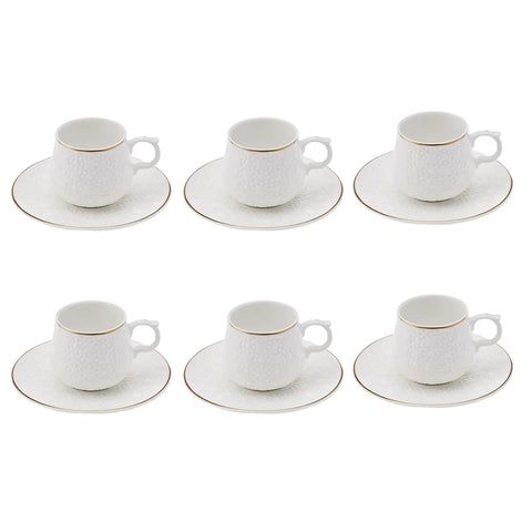 Karaca Damla Kaffeetasse für 6 Personen 90 ml