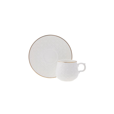 Karaca Damla Kaffeetasse für 6 Personen 90 ml