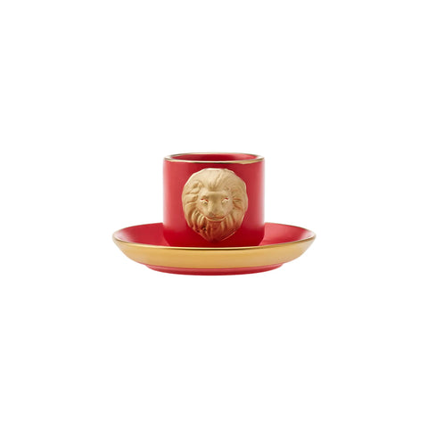 Karaca Lion Kaffeetassen-Set für 2 Personen 75 ml