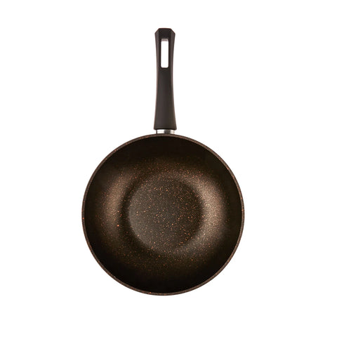 Karaca Biogranit Blackgold Wok- und Grillpfannen-Set