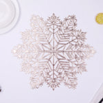 Karaca Home  Snow Flake 2-teiliges Platzset Gold