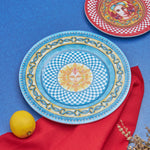 Karaca Letizia Blue Sun Serving Plate 28 cm