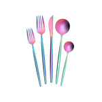 Karaca Orion Rainbow 30 Piece Cutlery Set for 6 Person