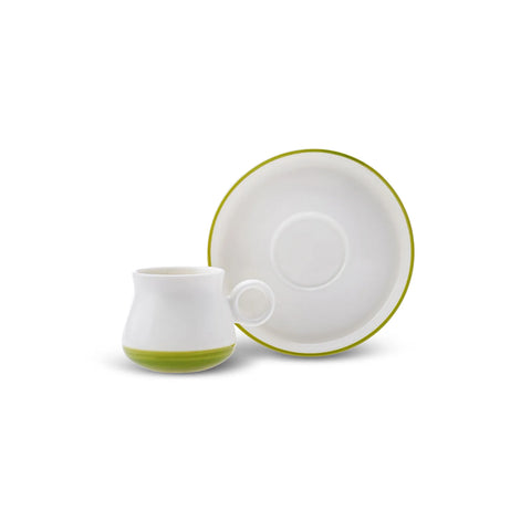 Karaca Renkser Kaffeetassen-Set für 4 Personen 90 ml